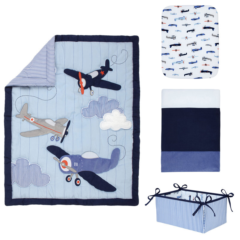 4 - Piece Crib Bedding Set