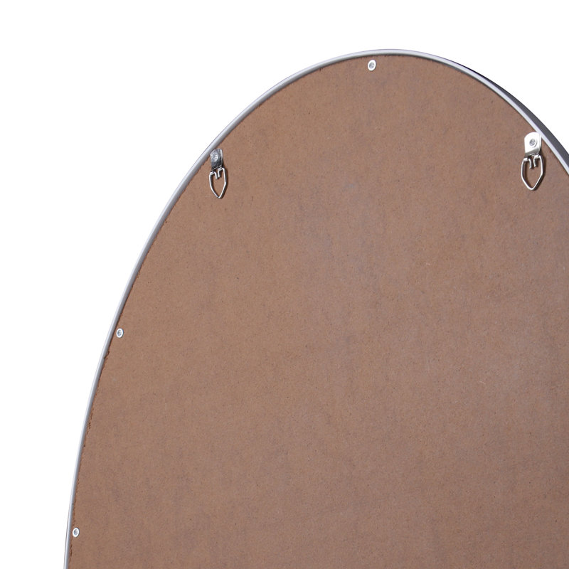 Flat Wall Mirror, White
