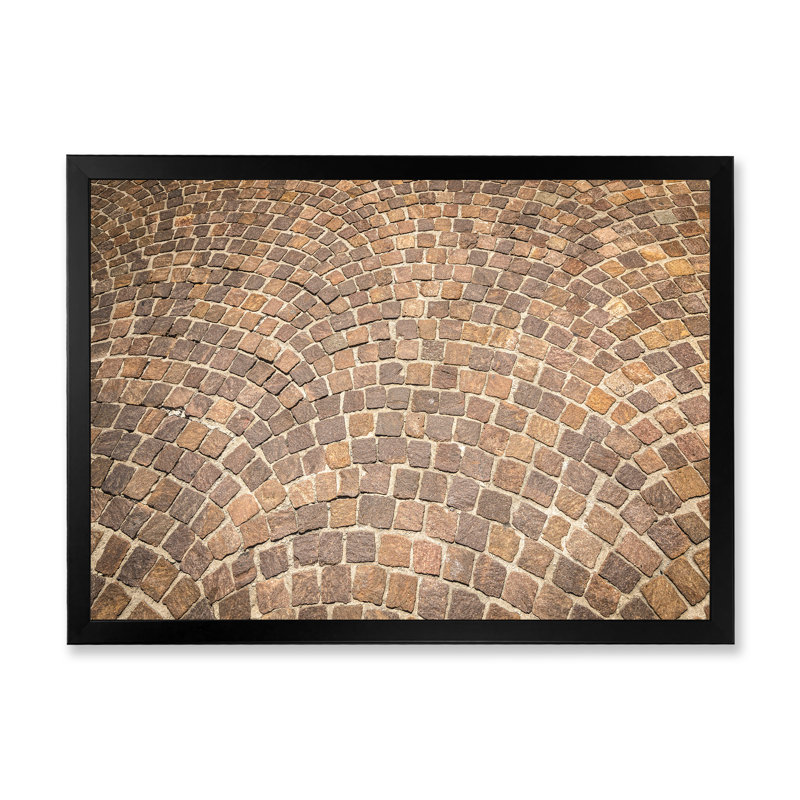 «Paving Abstract Design», reproduction sur toile encadrée, Cadre photo noir, H 8 po x l 12 po x P 1 po
