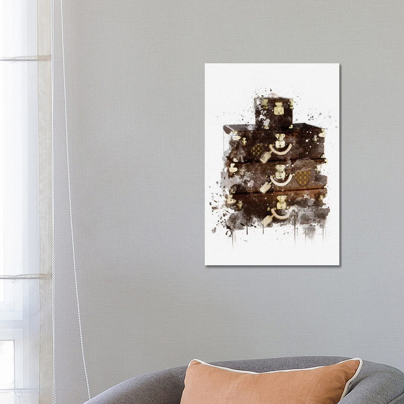 LV Luvagge by Pomaikai Barron - Print on Canvas, No Framed, 20.32 cm H x 30.48 cm W