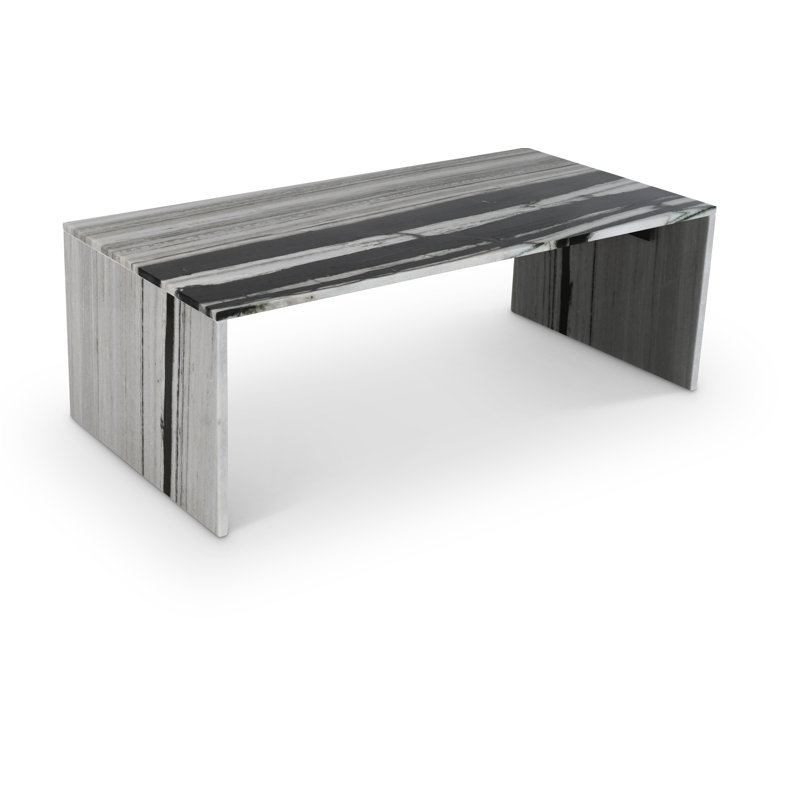 Olas Coffee Table, Panda Marble