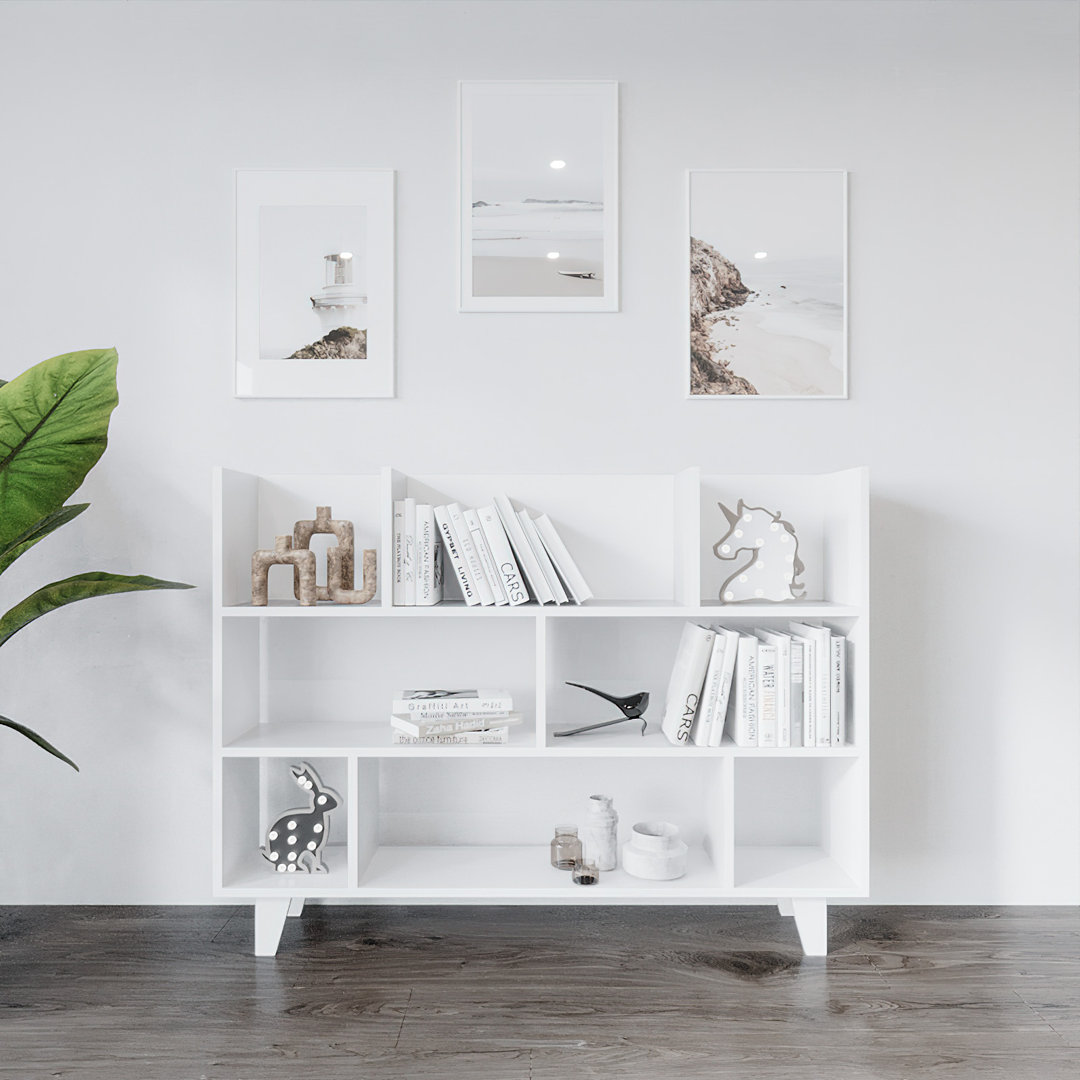 Micaylah 106cm H x 140cm W Standard Bookcase