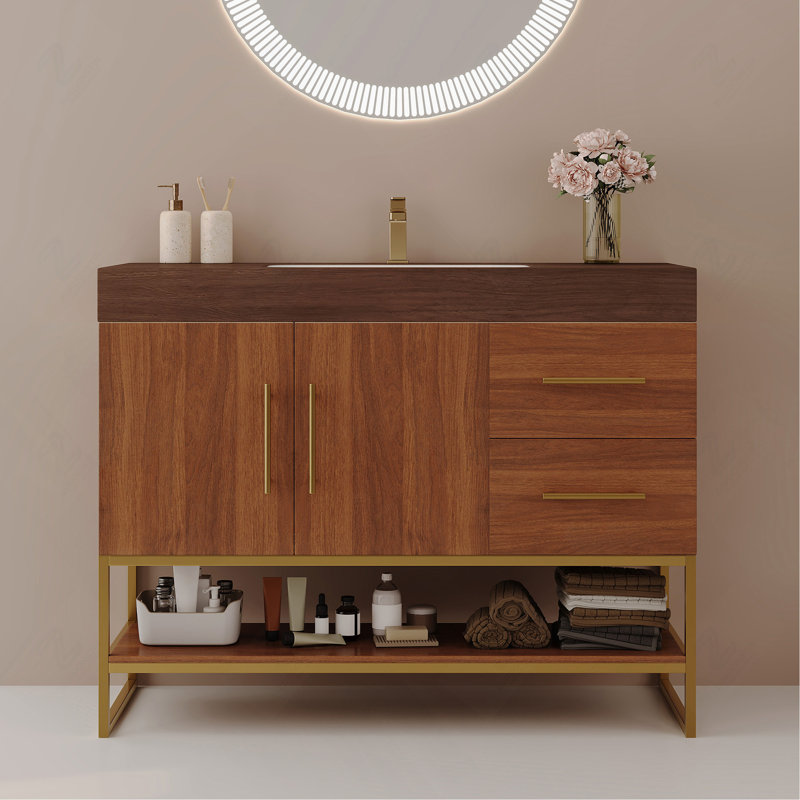 Armoire autoportante 36 po, Noyer, Walnut