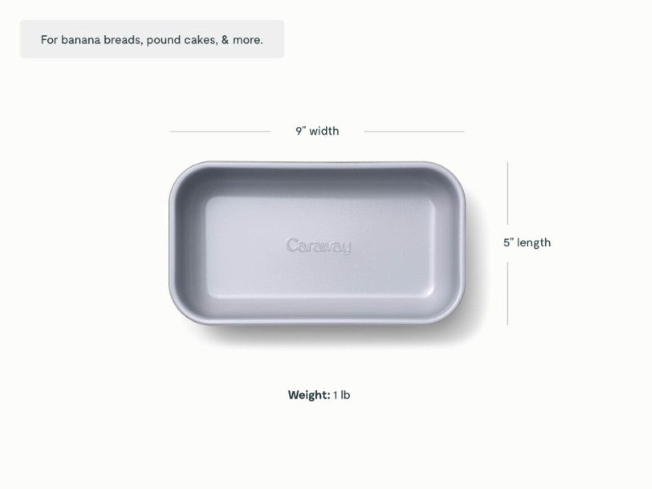 Caraway Nonstick Loaf Pan, Navy