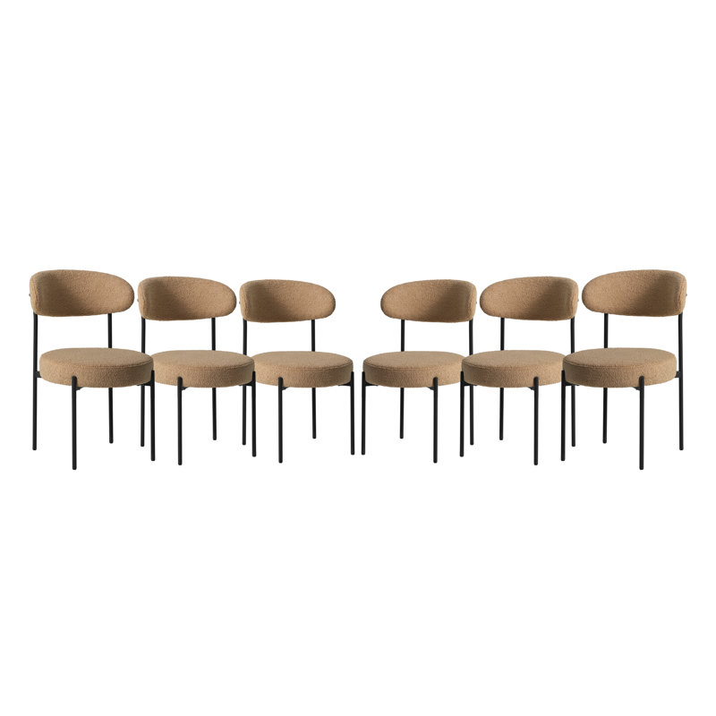 Chaise d'appoint Bayville, Brun, 6