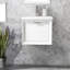 Ensemble de meuble-lavabo mural simple 20 po Draven-50291735