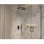 Système de douche noir mat Angelsey, pomme de douche à pluie de 12 po avec combiné de douche à main, ensemble de robinet de douche avec valve à pression équilibrée inclus, appareils de douche de salle de bain-86553929