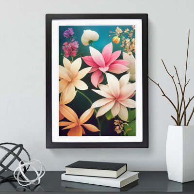 Exclusive Flowers - Single Picture Frame Print