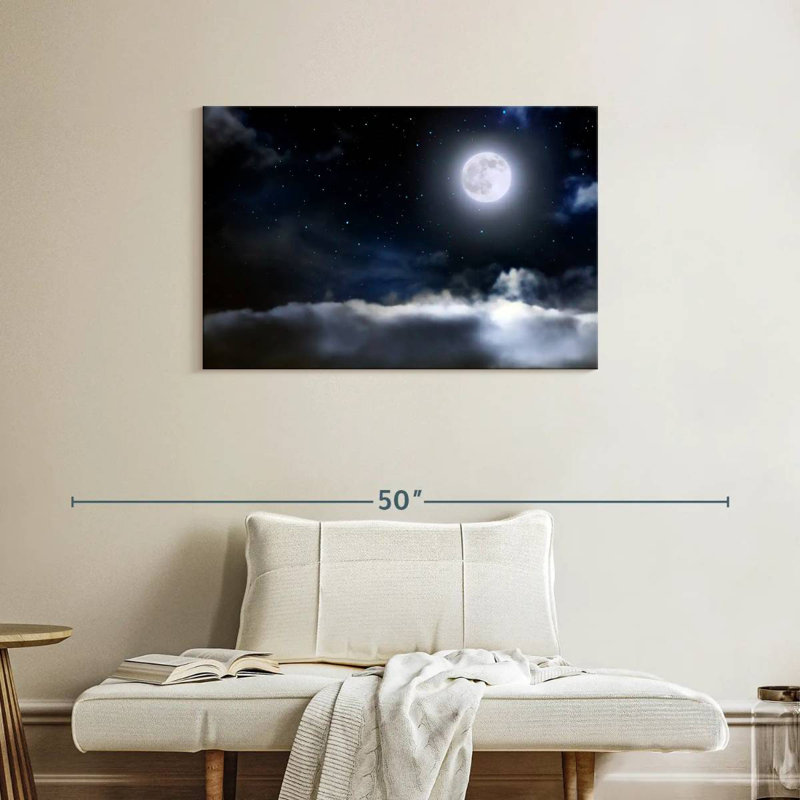Oberle Glowing Moon, 24" H x 36" W