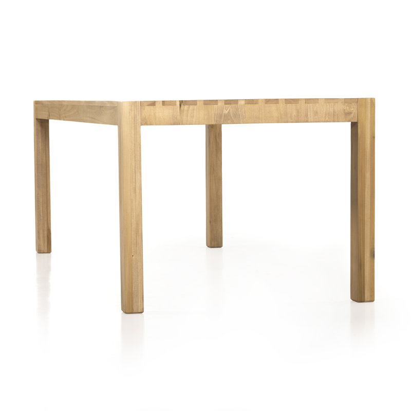 Isador Solid Wood Dining Table, Dry Wash Poplar, 30" H x 96" L x 42" W