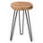 Azzole Solid Wood Top End Table