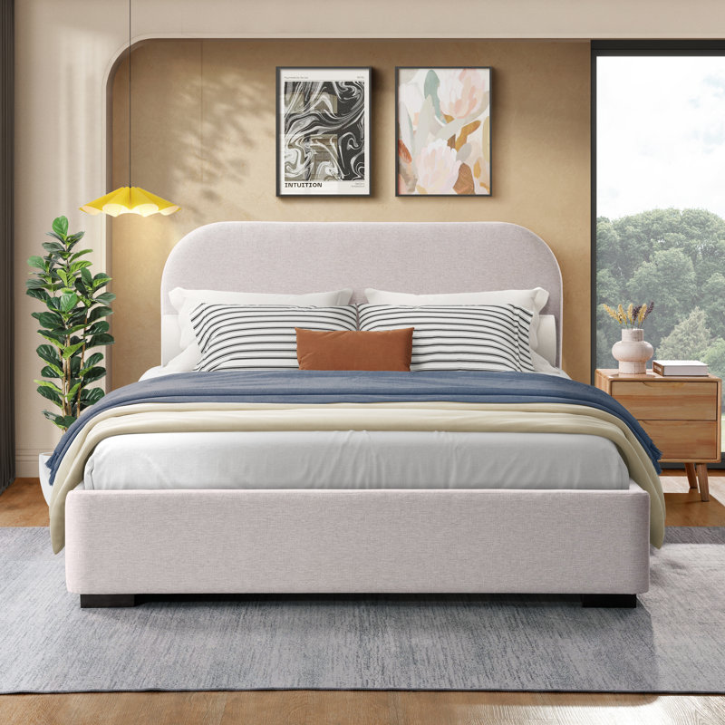 Reigen Platform Bed, Queen, Natural