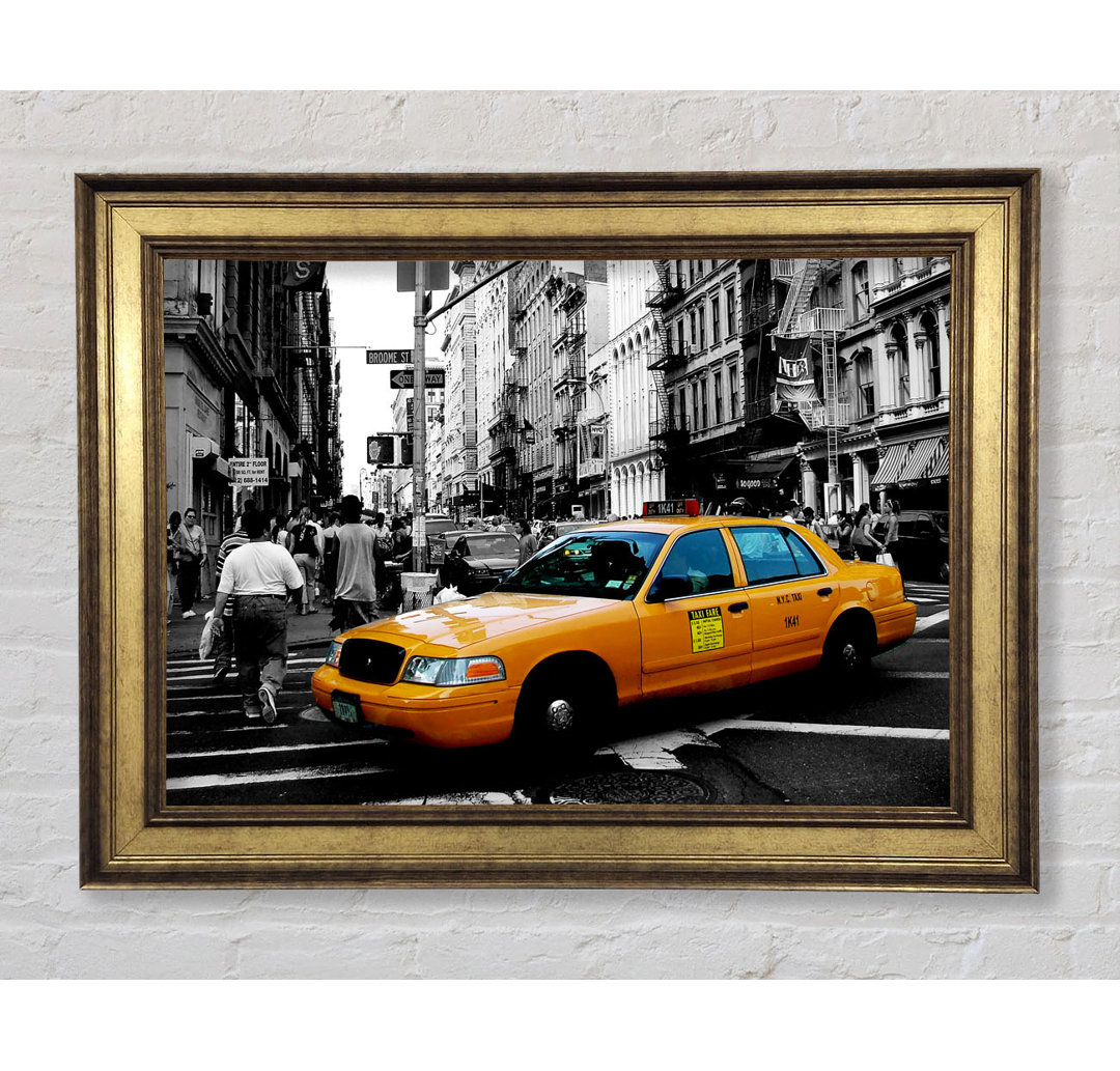 New York City Yellow Cab Crossing - Druck