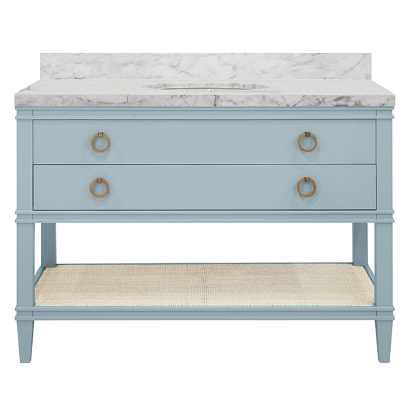 Cutler 36.5 Single Bathroom Vanity with Top, 48"
