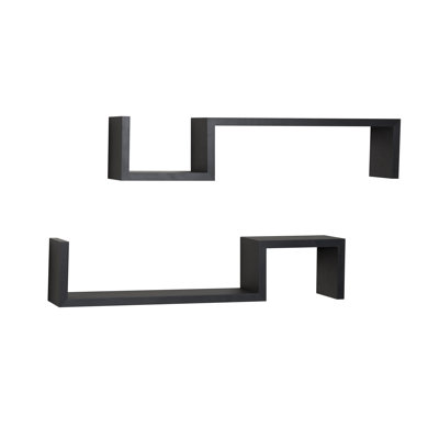 Taylorsville Asymmetrical Floating Shelves