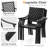 Bossier 2 - Person Patio Dining Set with Square Table