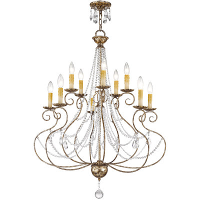 Alexix 10 - Light Dimmable Chandelier