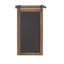 Panneau décoratif en bois brun avec décoration de porte de grange-2009744650