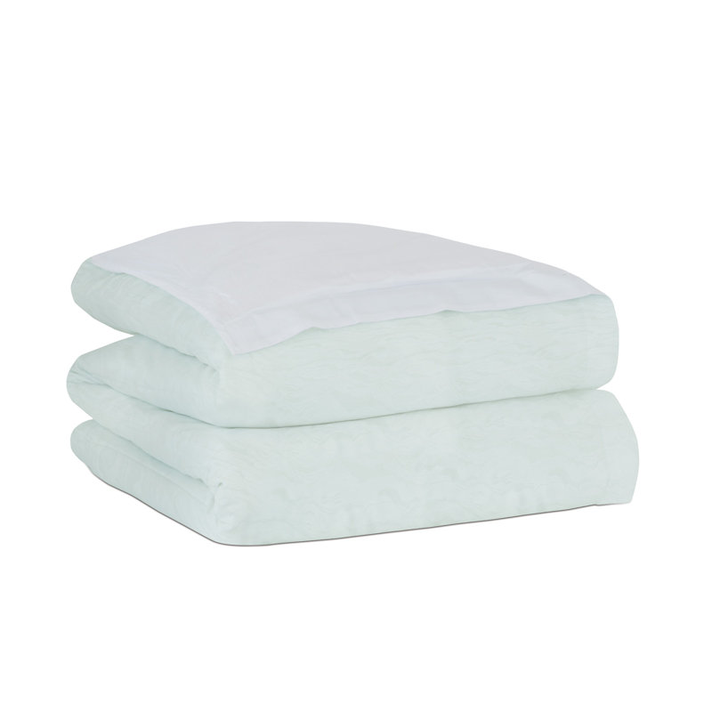 Housse de couette Stratus par Celerie Kemble, Housse de couette grand super, Ciel Daiquiri