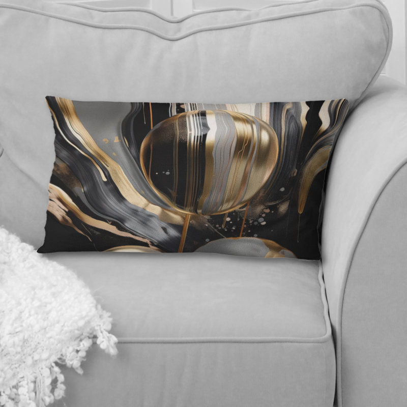 Coussin Marble, Rectangulaire, 12" x 20"