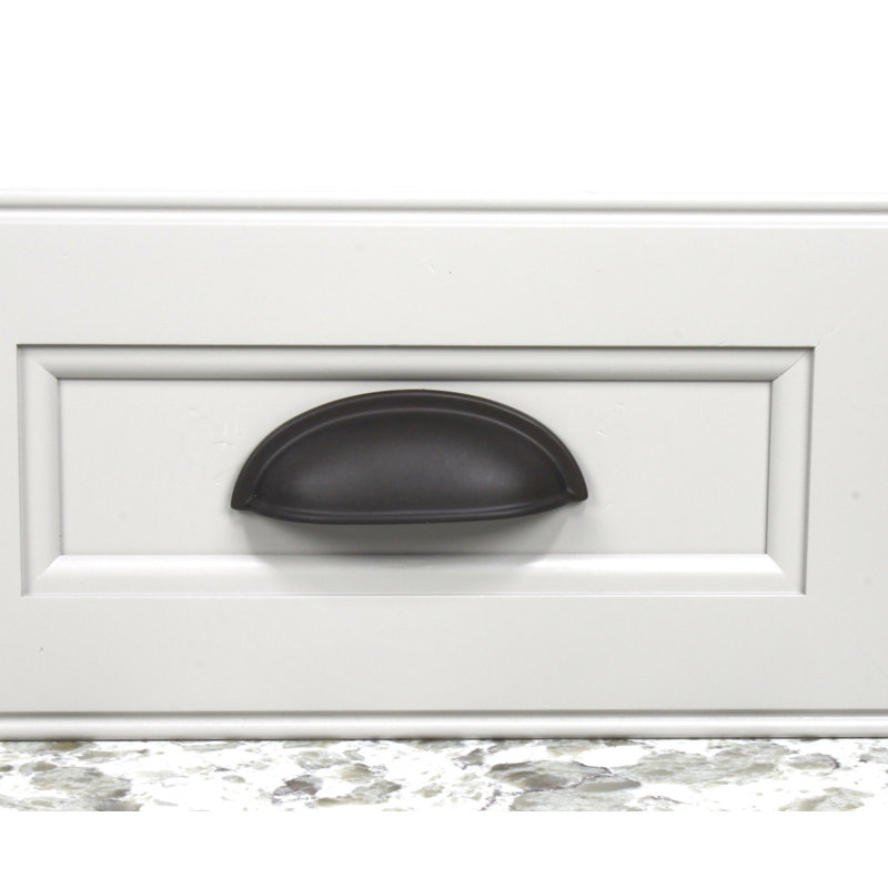 Yukon 3" Center to Center Cup/Bin Pull, Oil Rubbed Bronze