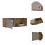 Wickley 100cm W Floating Bookcase