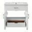 Meuble-lavabo de 30 pouces avec lavabo en céramique et beaucoup de rangement - le choix parfait pour les petites salles de bain-217619416