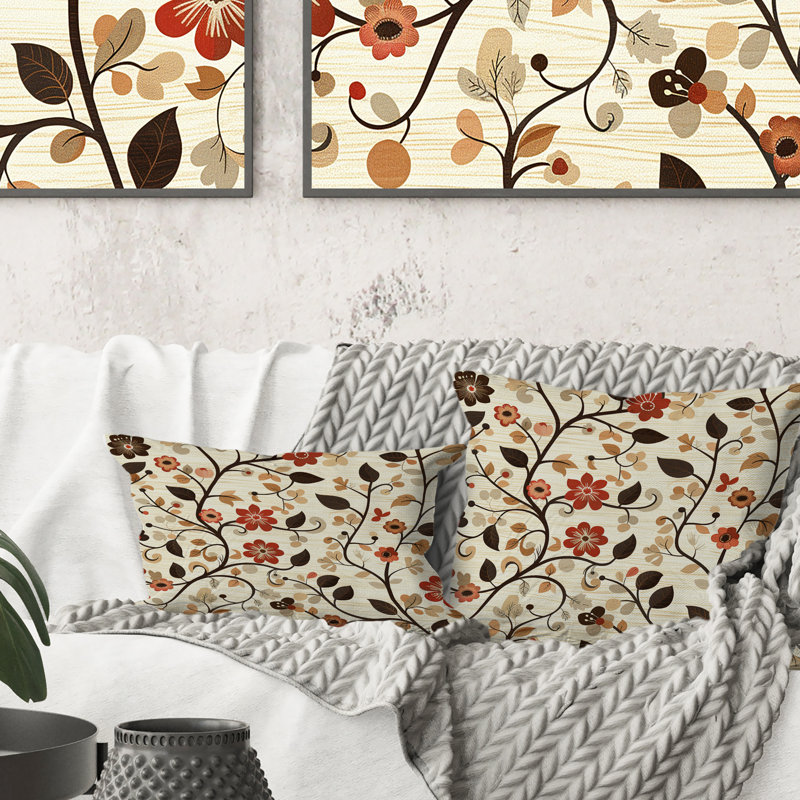 Coussin Brown, H 16 po x l 16 po