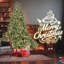 Arbre de Noël 6 pi pleine forme avec 500 lumières UL, branches mixtes en PVC PE, 1763 pointes, base large, structure à charnières, support en métal stable-1932308980
