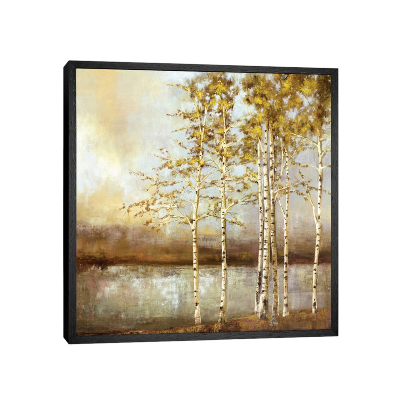 Swaying Together by Allison Pearce - Painting on Canvas, Black Framed Canvas, 66.04 cm H x 66.04 cm W