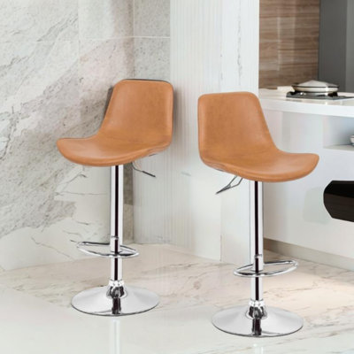 Tabouret réglable brun clair Romminha