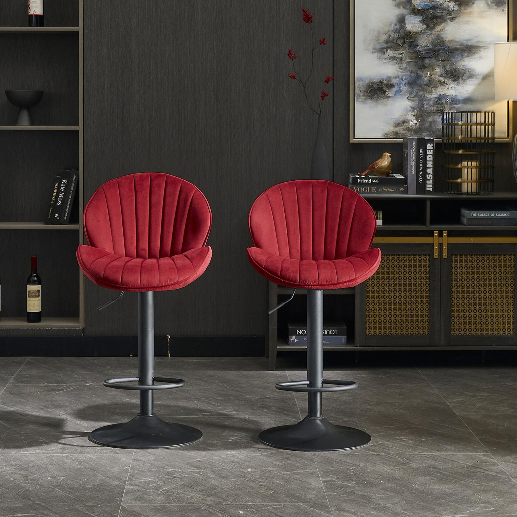 Corrigan Studio® Bar Stools Set of 2 | Wayfair