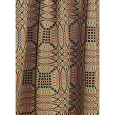 Anceline Abstract Ruffled Window Valance