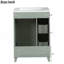 Armoire de salle de bain avec lavabo en céramique Athroom, 2 tiroirs, 1 porte