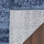 Tapis intérieur / extérieur bleu / denim en chenille tissé à la machine-58500314