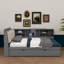 Practical Platform Bed With Pull Out Trundle Shelving Units And Storage Headboard-69405695