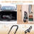 Pet Stroller, Folding Dog Stroller for Small Medium Dogs & Cats, 3-in-1 Detachable Carrier Stroller with Cup Holder & Breathable Mesh Windows, Storage Basket & Shock Absorbing Wheels-138450636-138450633