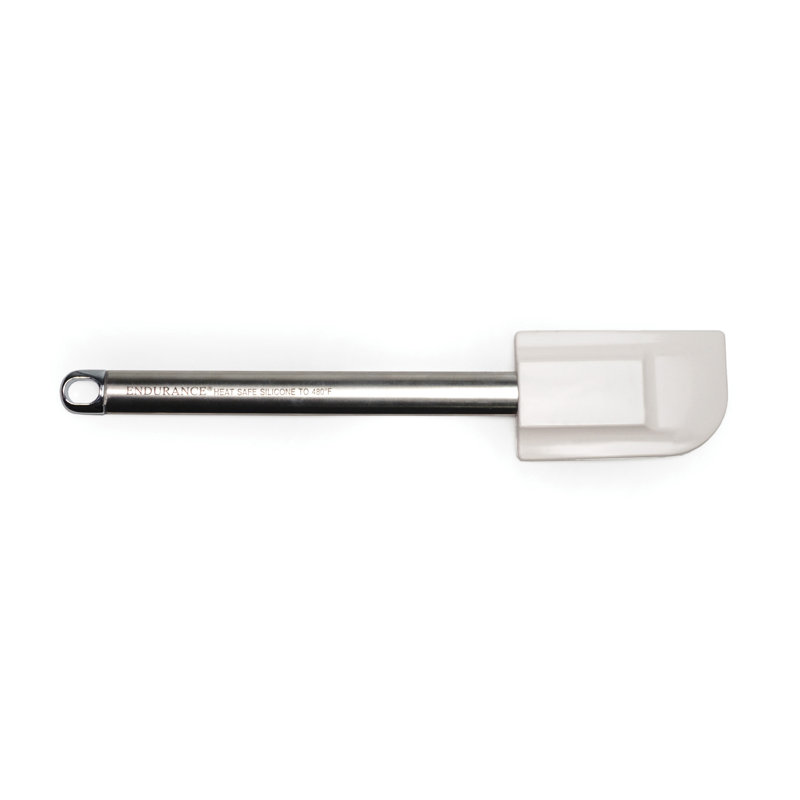 Design Imports Spatula / Turner, White, 2" W x 10" L