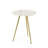 Marble Top End Table-1763782518