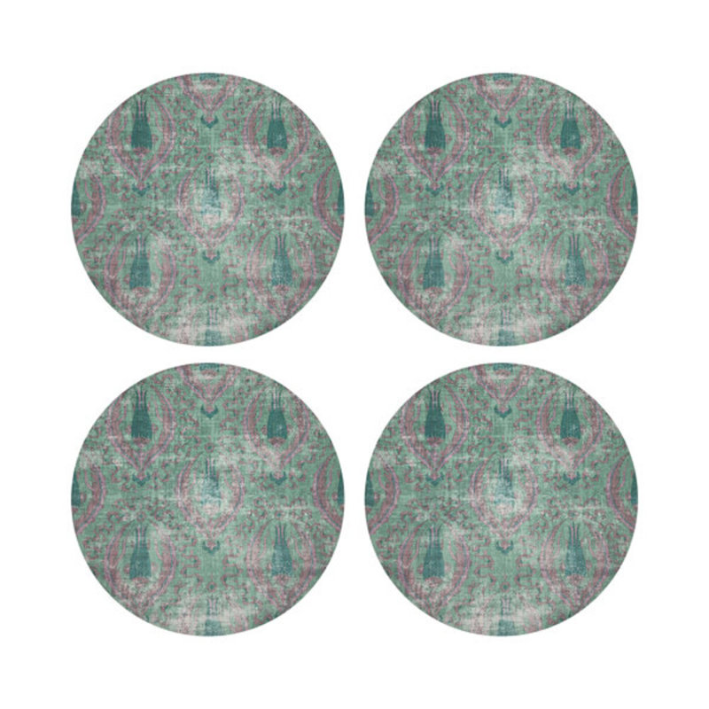 Sous-verres Byzantine, Vert