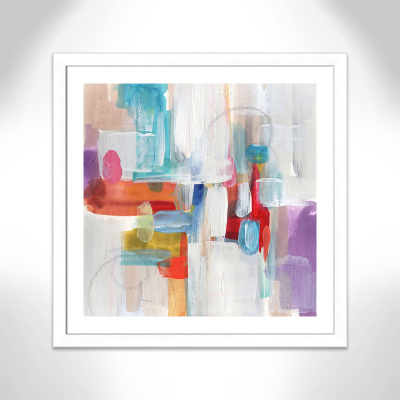 Colmesneil 'Color Sections I' Framed Acrylic Painting Print
