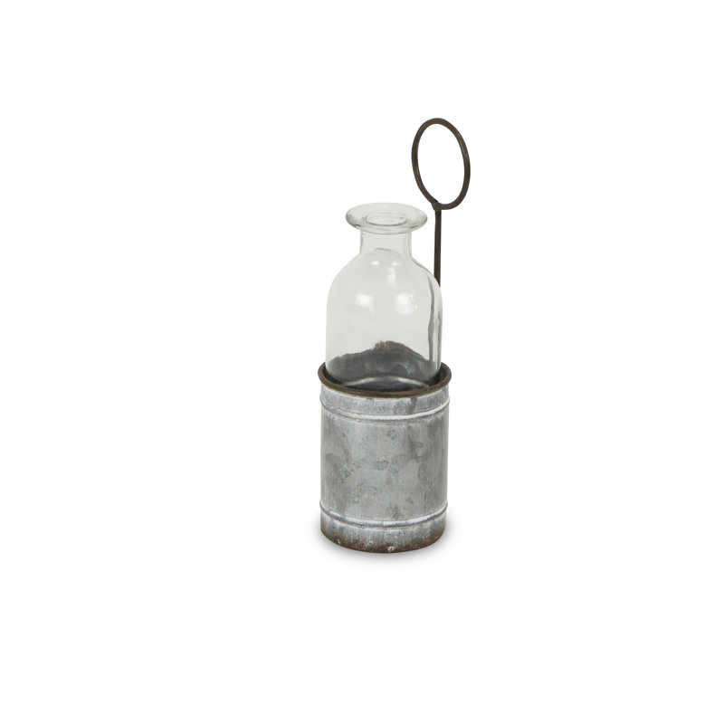 Swanner Handmade Metal Decorative Bottle