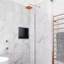 304 Black Stainless Steel Recessed Shower Trolley