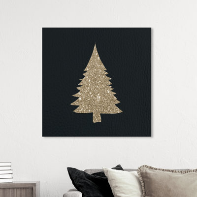 " Glitter Tree Silhouette "