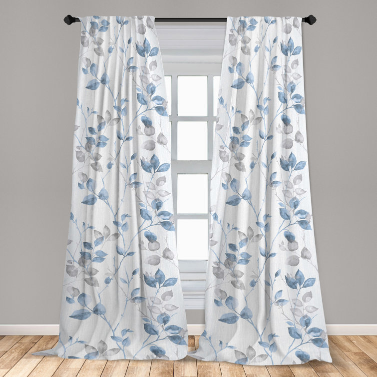 Bless international Waldmann Polyester Semi-Sheer Curtain Pair