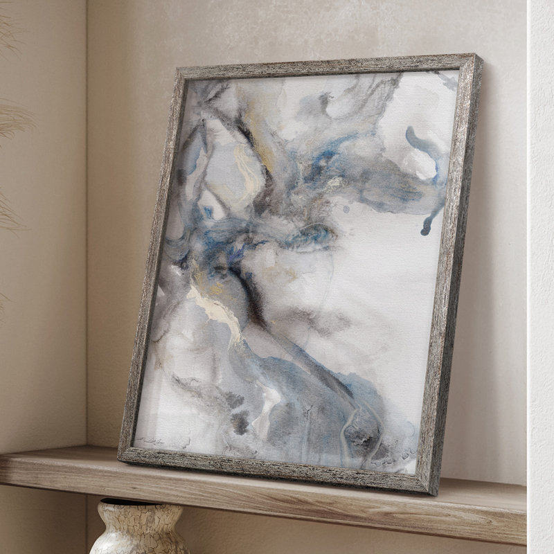 Marble Trance, reproduction encadrée - bois massif, H 21 po x l 17 po