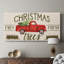 Collection de Noël à la ferme - Toile tendue avec châssis en C - Prêt à accrocher