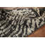 Tapis marocain noir et blanc All-Over 3 x 5