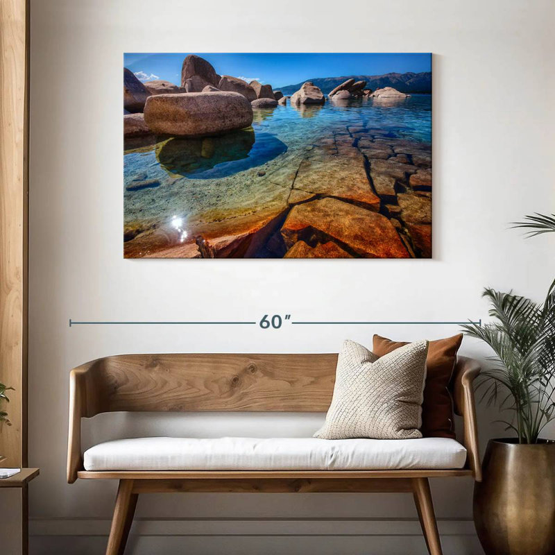 Pierres d'Alvord Lake Tahoe, H 30 po x l 45 po