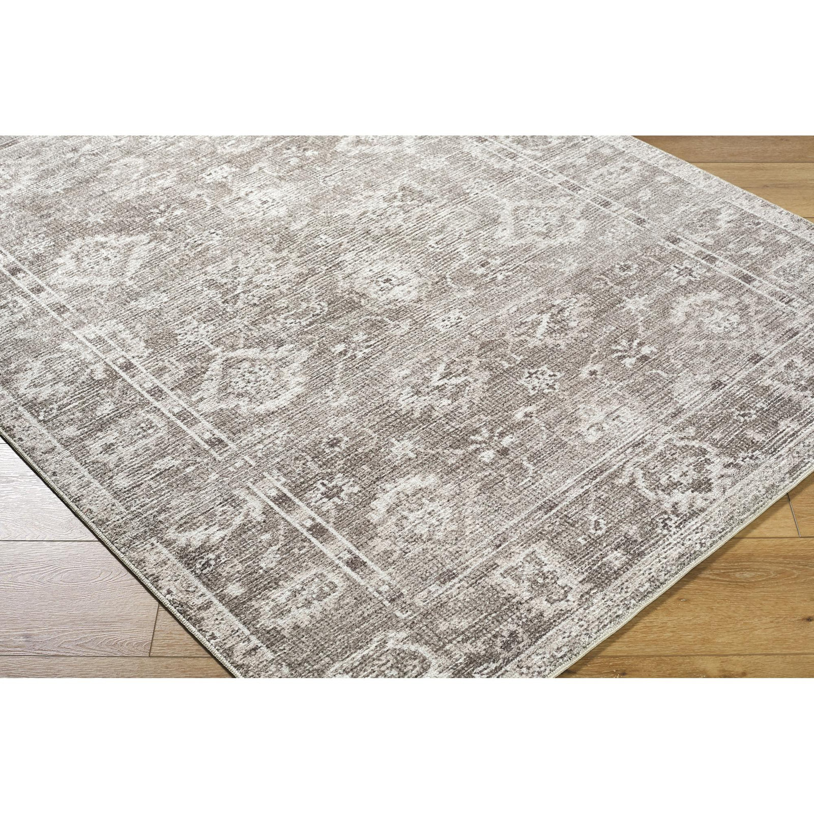 Galey Alix x Livabliss Collins Avenue I Indoor Machine Woven Area Rug, Runner 2'7" x 7'3", Brown